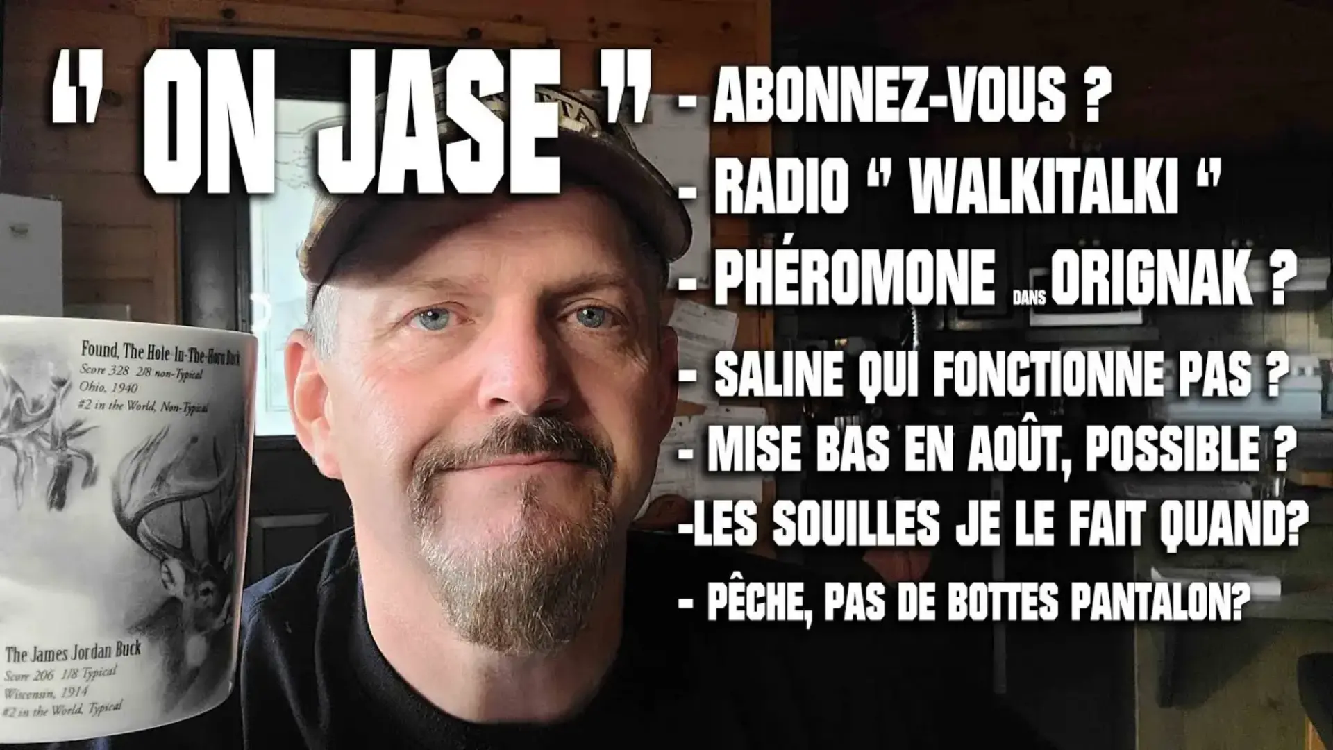 1 Août, #461 Steph Monette ON JASE ABONNEZ-VOUS Coach de chasse, questions orignal et le chevreuil