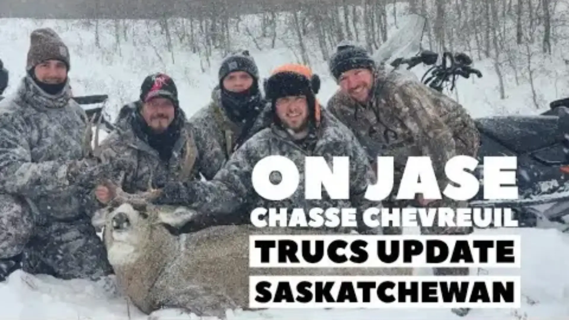 13 Nov#944 Steph Monette ON JASE chasse chevreuil en Saskatchewan, notre journée 👊👊