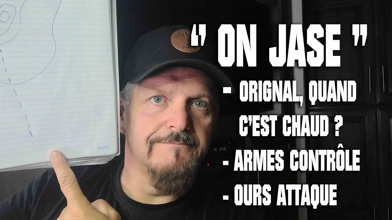 14 Août#474 Steph Monette ON JASE Attaque OURS, Armes enregistrement, ORIGNAL quand c