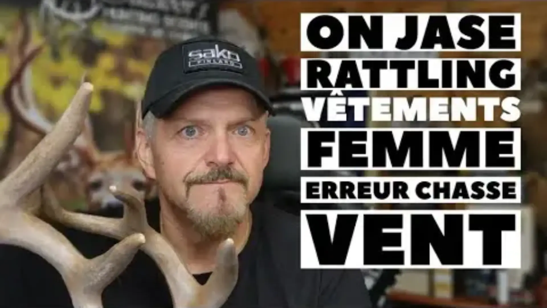 15 Oct#916 Stephane Monette ON JASE chasse call rattling, les femmes/ vêtements, on part en Finlande