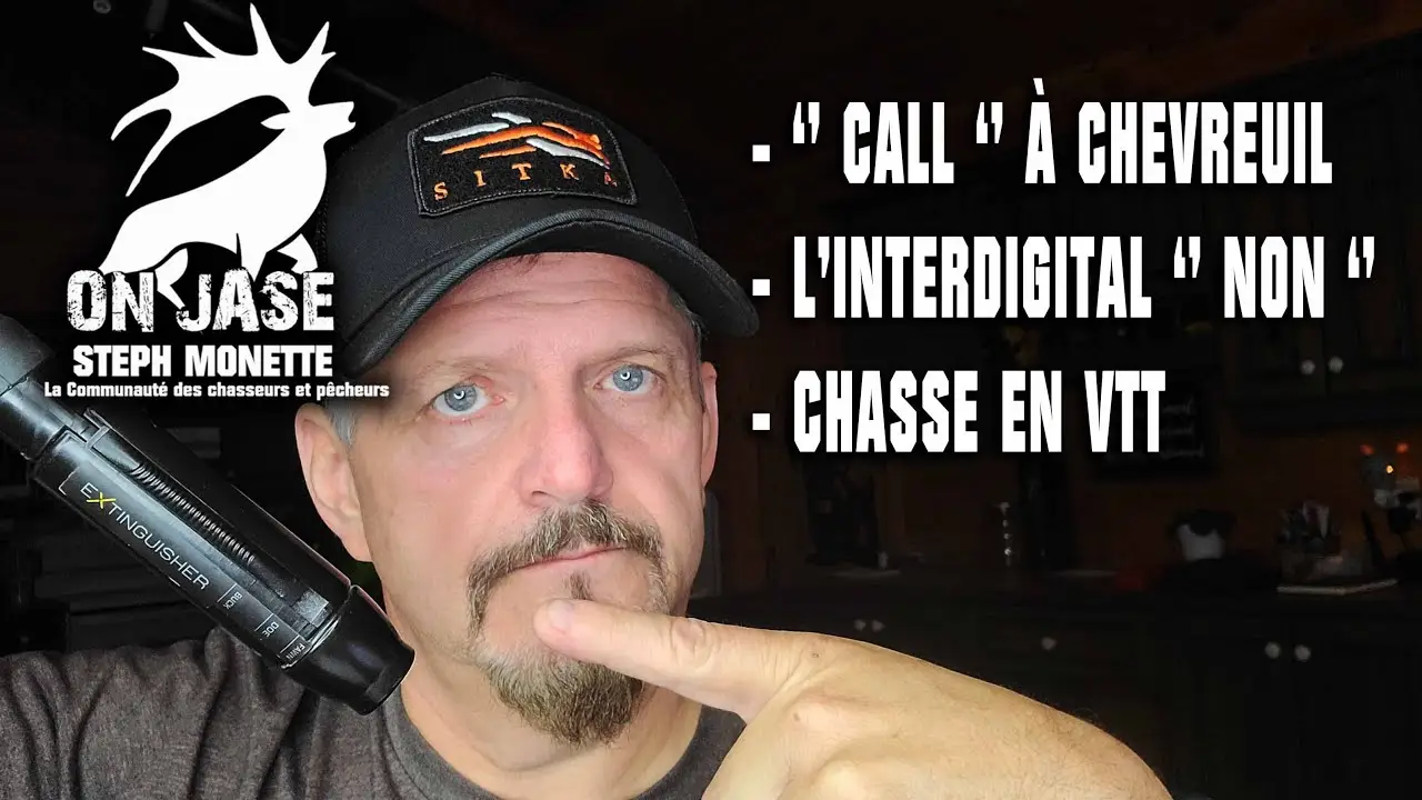 18 Oct# Steph Monette ON JASE de glande INTERDIGITAL, armes à petit budget, chasser en  vtt