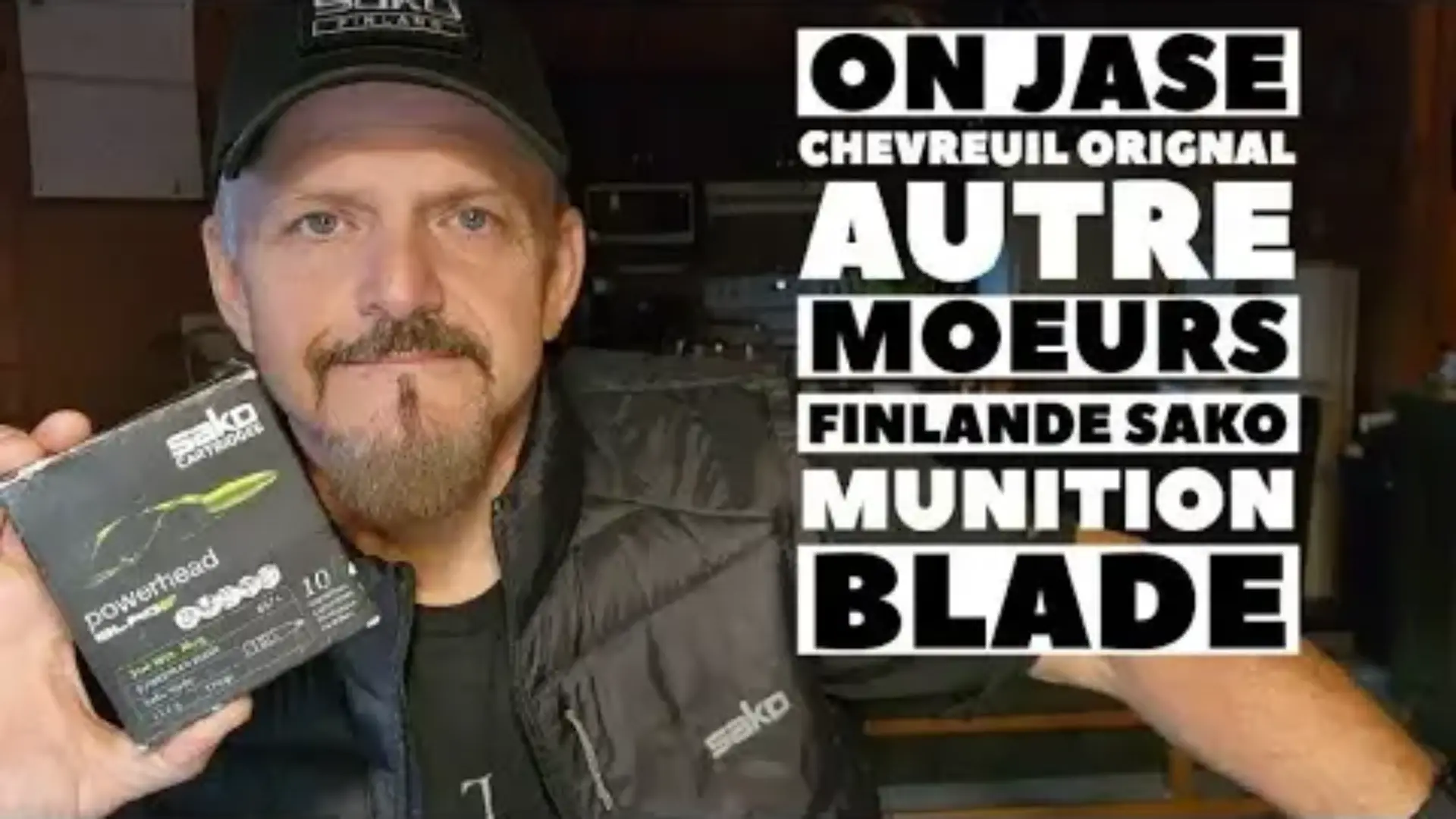 21 Oct# 923 Steph Monette ON JASE chasse orignal chevreuil  et la Finlande munition blade de Sako