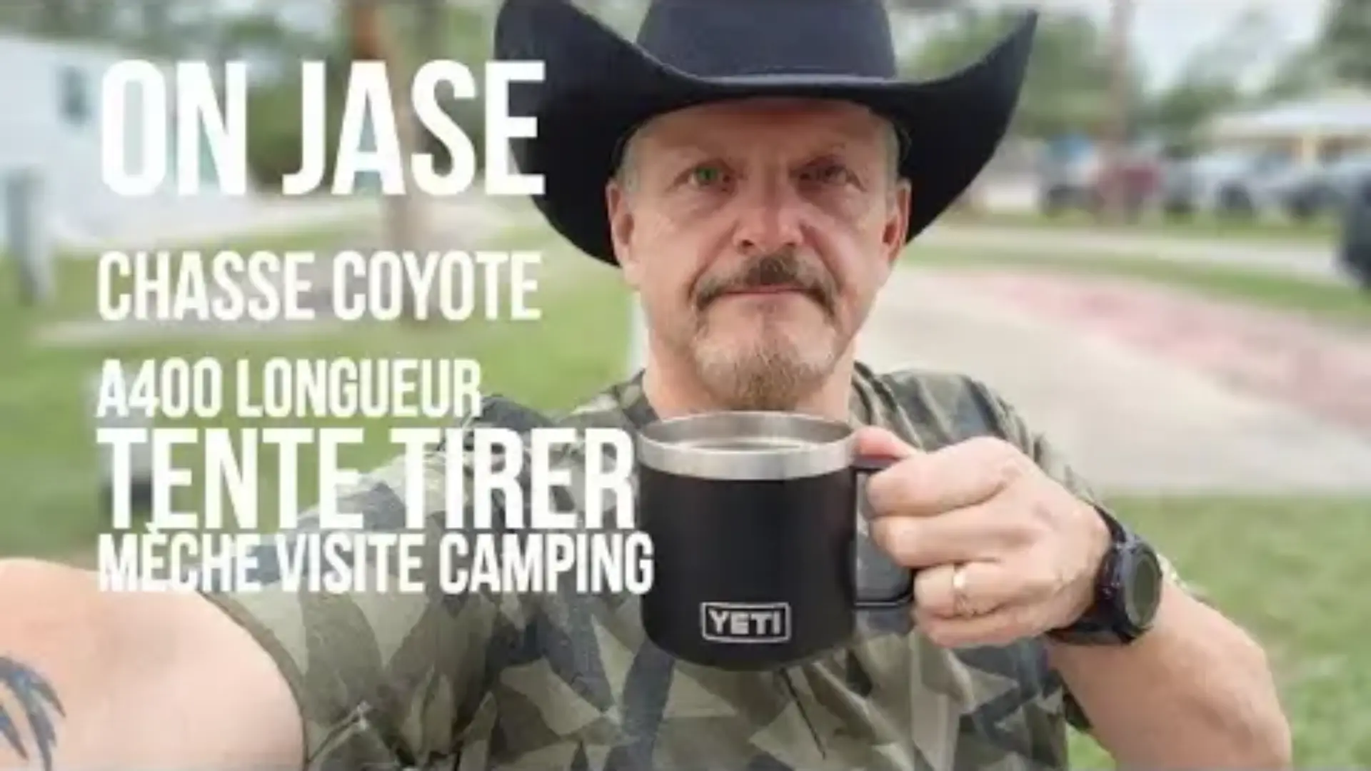 26 Dec#986 Stephane Monette ON JASE  chasse coyote, tente de chasse, A400, 30 ou 28 pouces