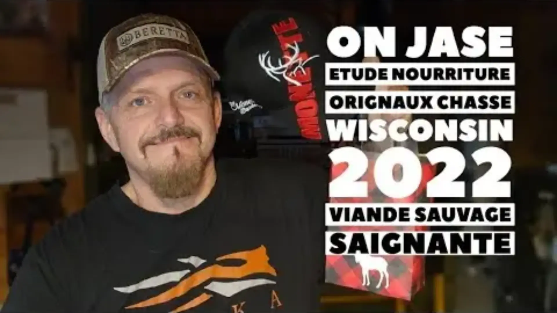 3 Dec#963 Stephane Monette ON JASE chasse chevreuil, orignal la nourriture,  viande saignante ?