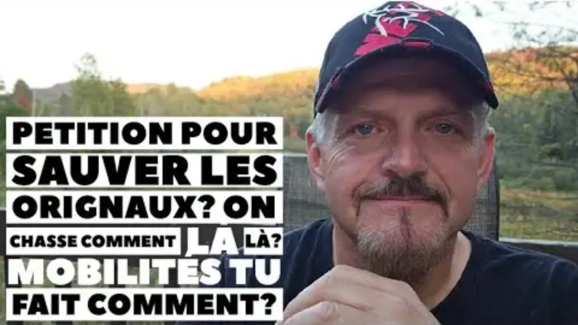 3 oct#1273 Stephane Monette ON JASE Pétition pour l"orignal? On chasse comment l