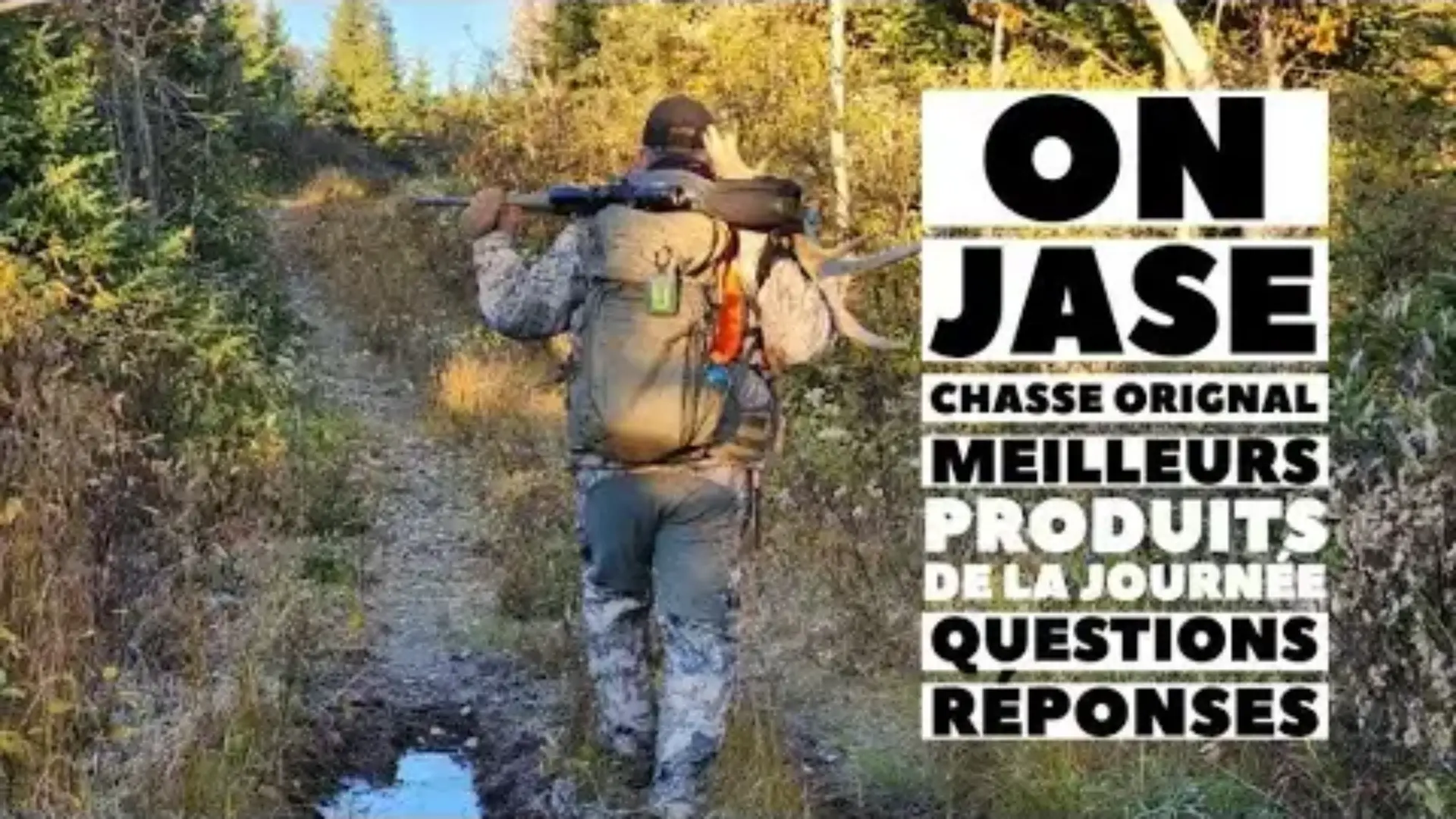 4 oct#905 Stephane Monette ON JASE chasse orignal, les analyses produits pendants notre journée