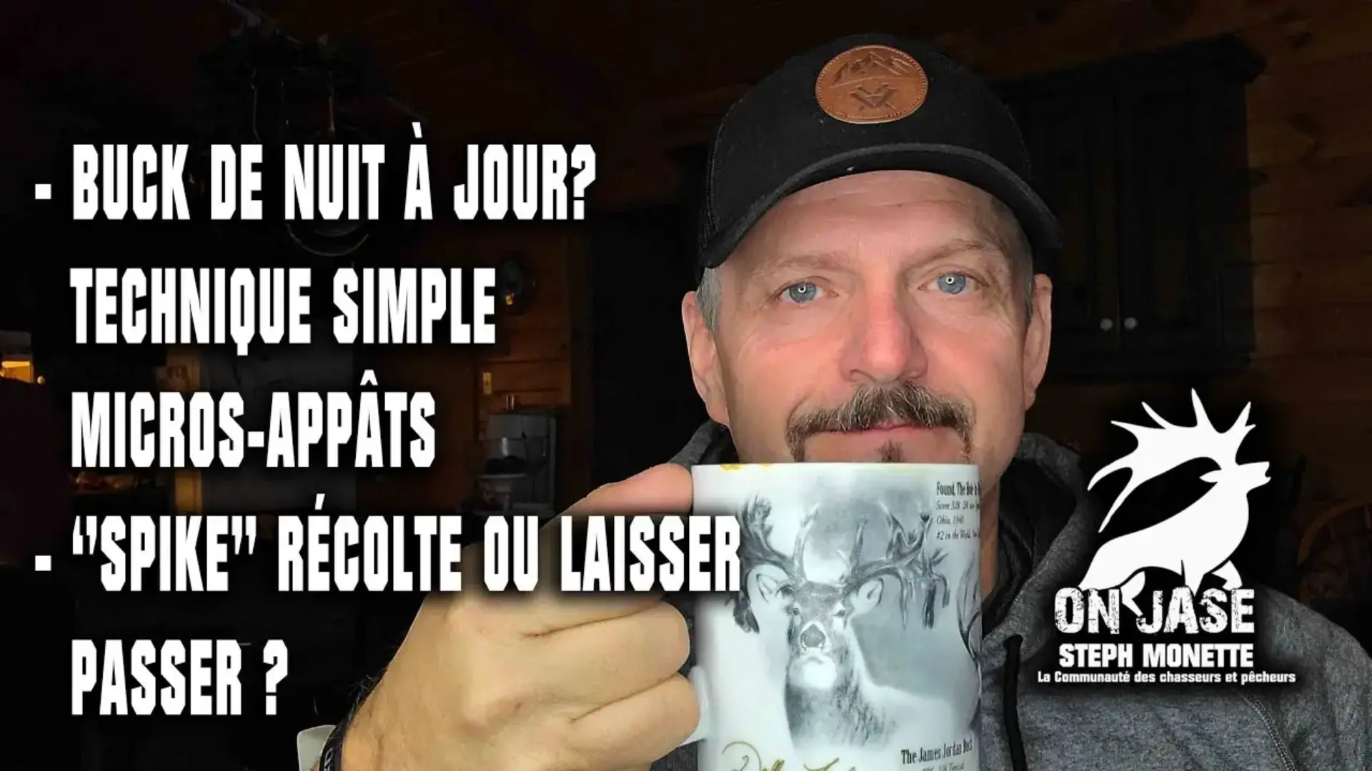 4Nov#556 Steph Monette ON JASE, un truc pour sortir vos bucks chevreuils de jour, Les Micros-appâts?