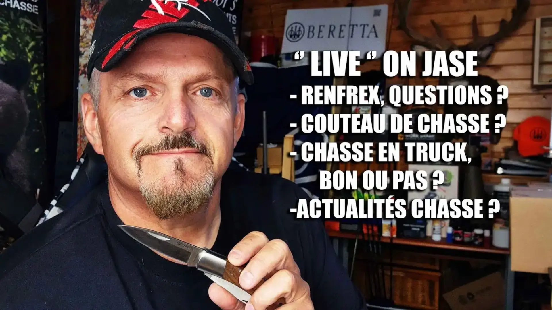 8 Juin#778 ON JASE Stephane Monette Renfrex Questions ? Couteau de chasse ? Chasser en truck?