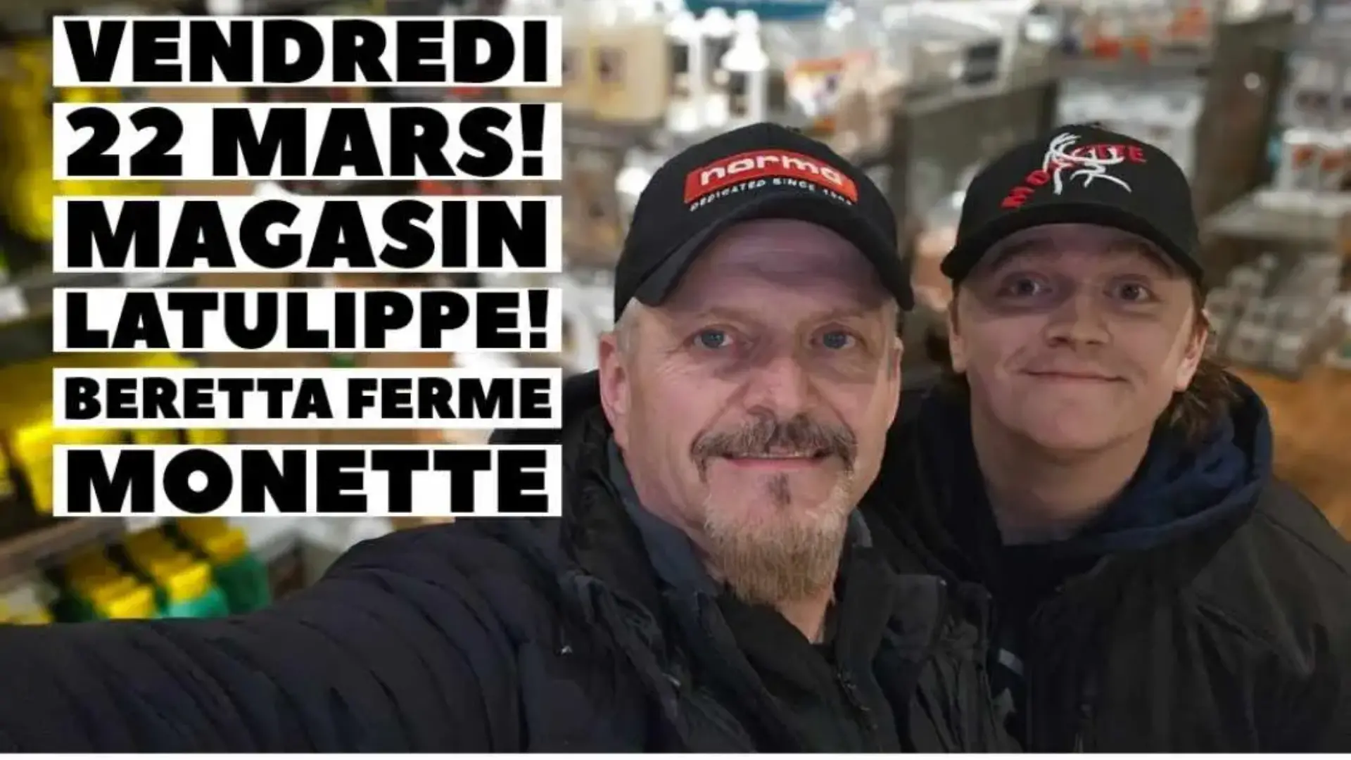 Venez nous JASER vendredi le 22 mars de 17h00 à 21h00 au magasin Latulippe de Québec.