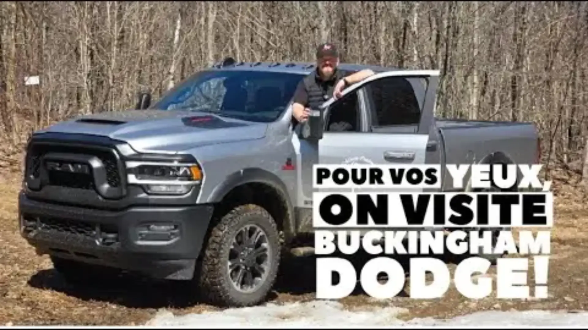 Pour vos yeux on passe chez Buckingham Dodge