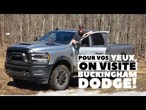 Pour vos yeux on passe chez Buckingham Dodge