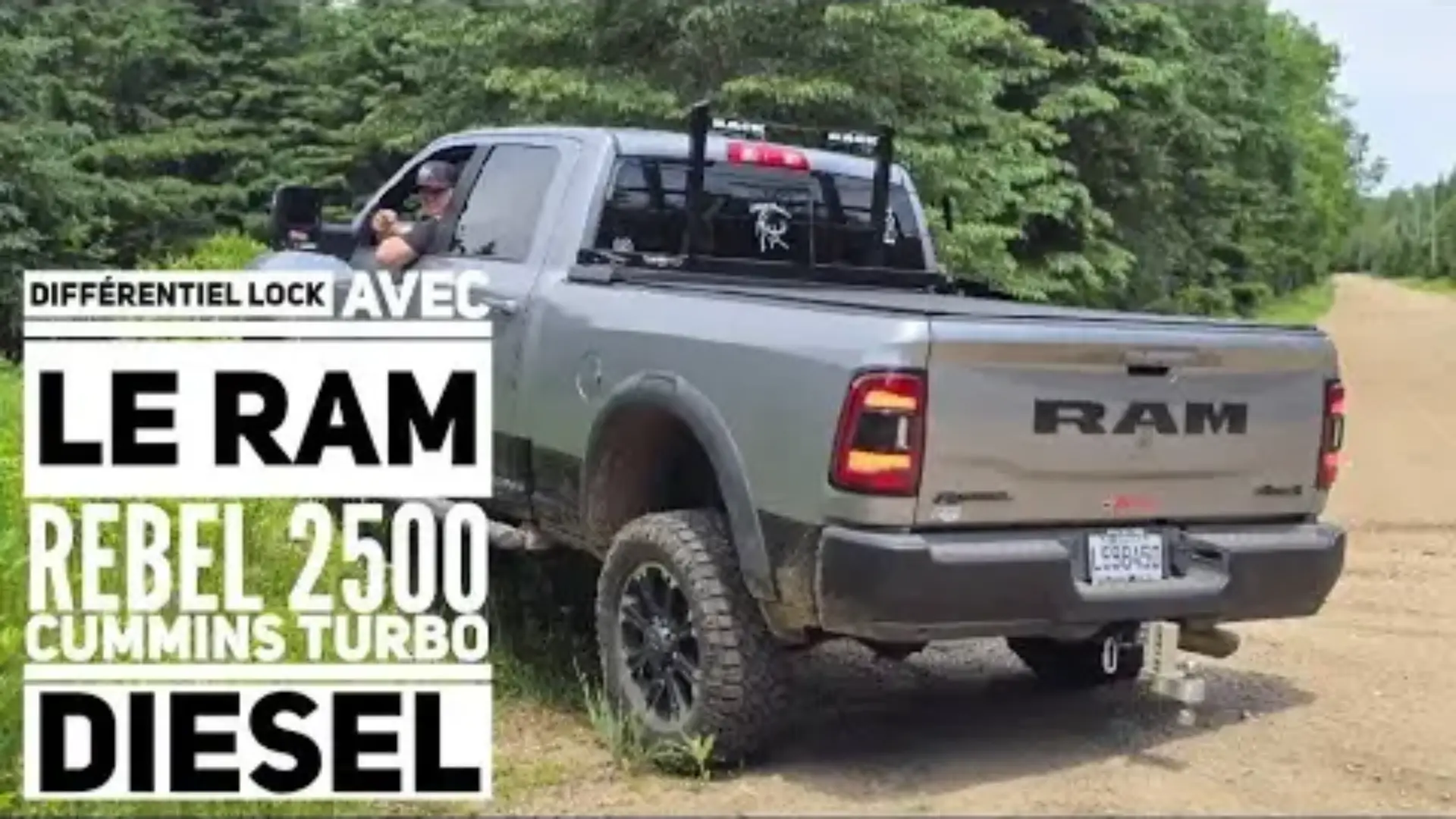 Différentiel Lock avec le Ram Rebel 2500 Cummins Turbo Diesel