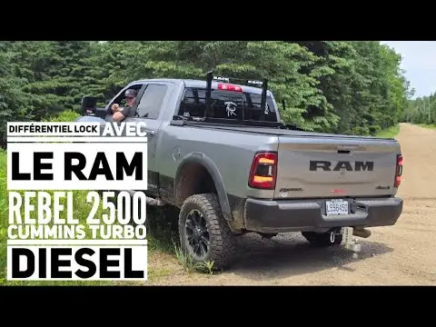 Différentiel Lock avec le Ram Rebel 2500 Cummins Turbo Diesel